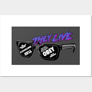 They Live glasses Posters and Art